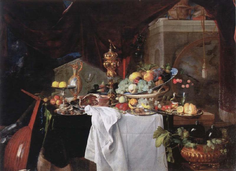 Jan Davidz de Heem Table with desserts